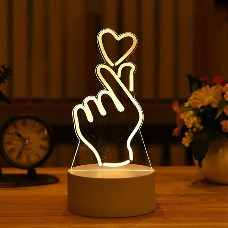 3D Night Light LED Table Light Gift