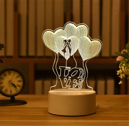 3D Night Light LED Table Light Gift