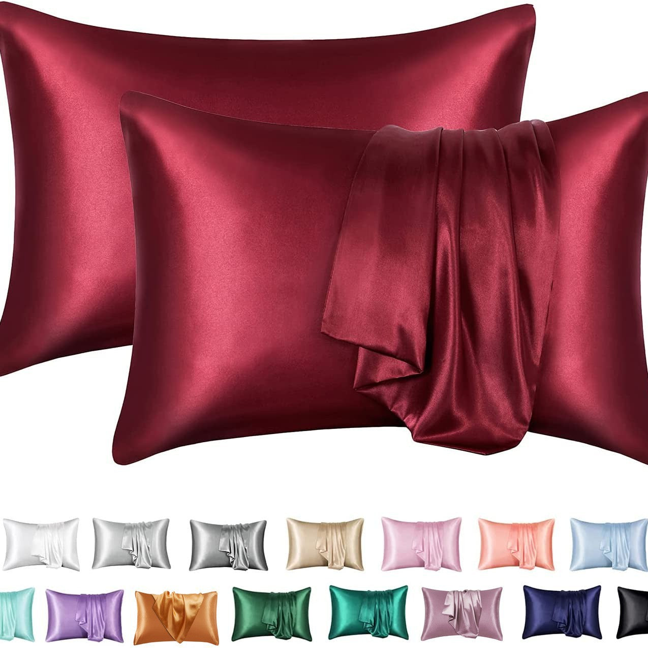 Silk Solid Pillow case