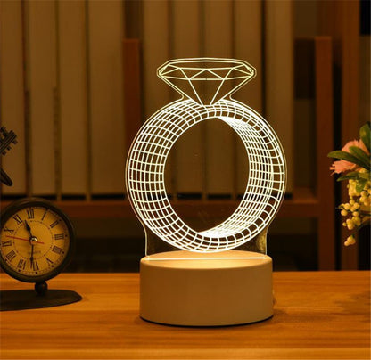 3D Night Light LED Table Light Gift