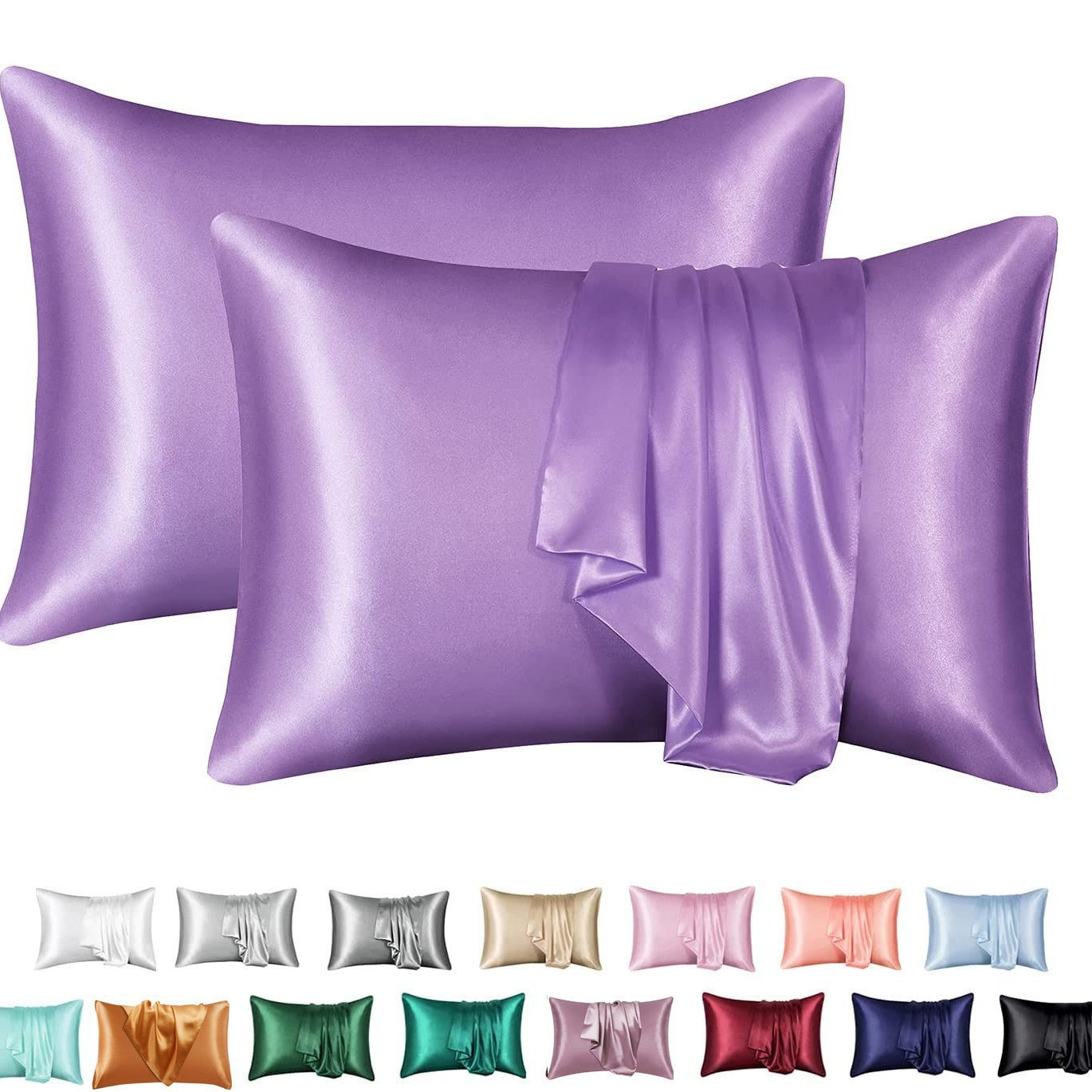 Silk Solid Pillow case