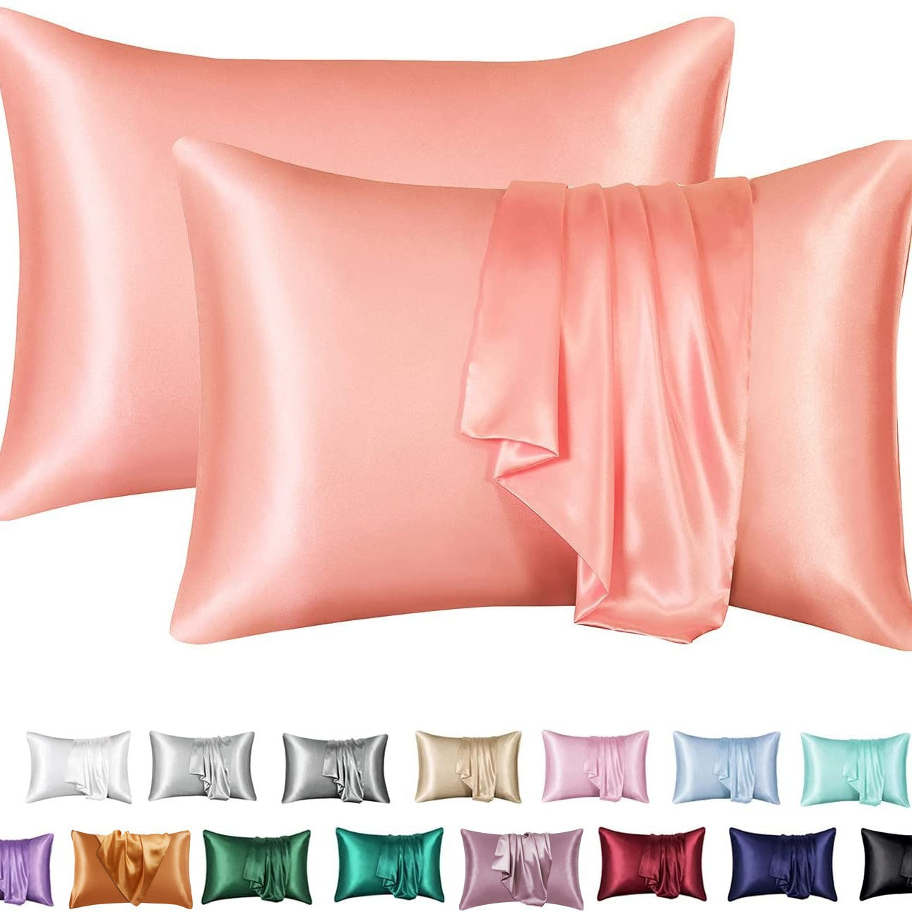 Silk Solid Pillow case