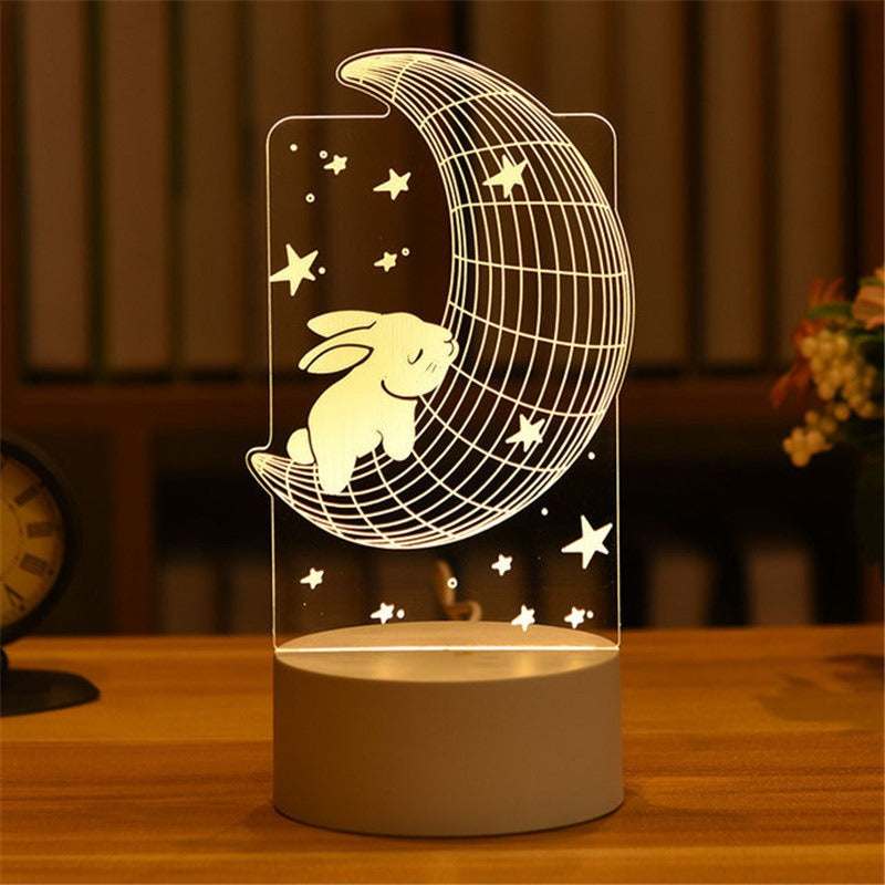 3D Night Light LED Table Light Gift