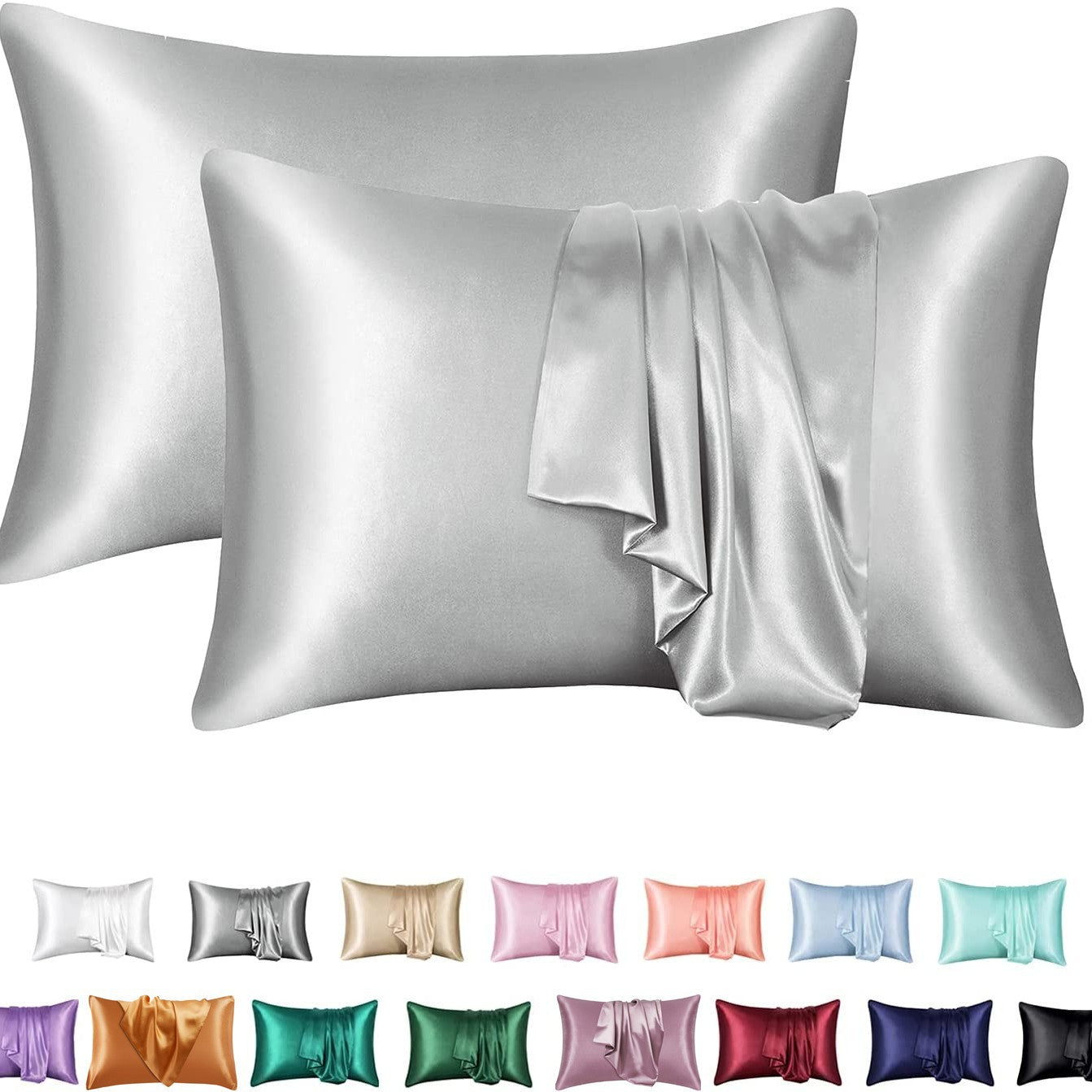 Silk Solid Pillow case