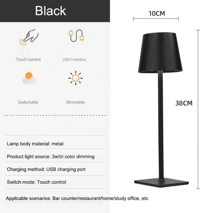 Bedside touch creative small night light, modern and simple living room night light