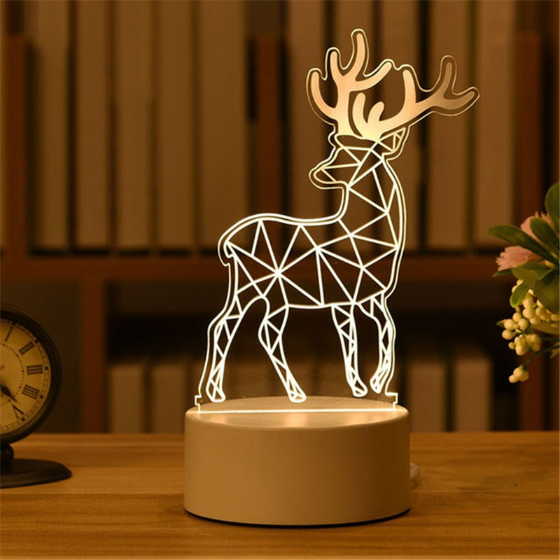 3D Night Light LED Table Light Gift