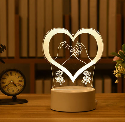 3D Night Light LED Table Light Gift