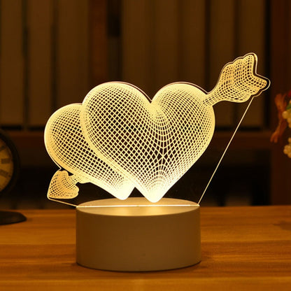 3D Night Light LED Table Light Gift