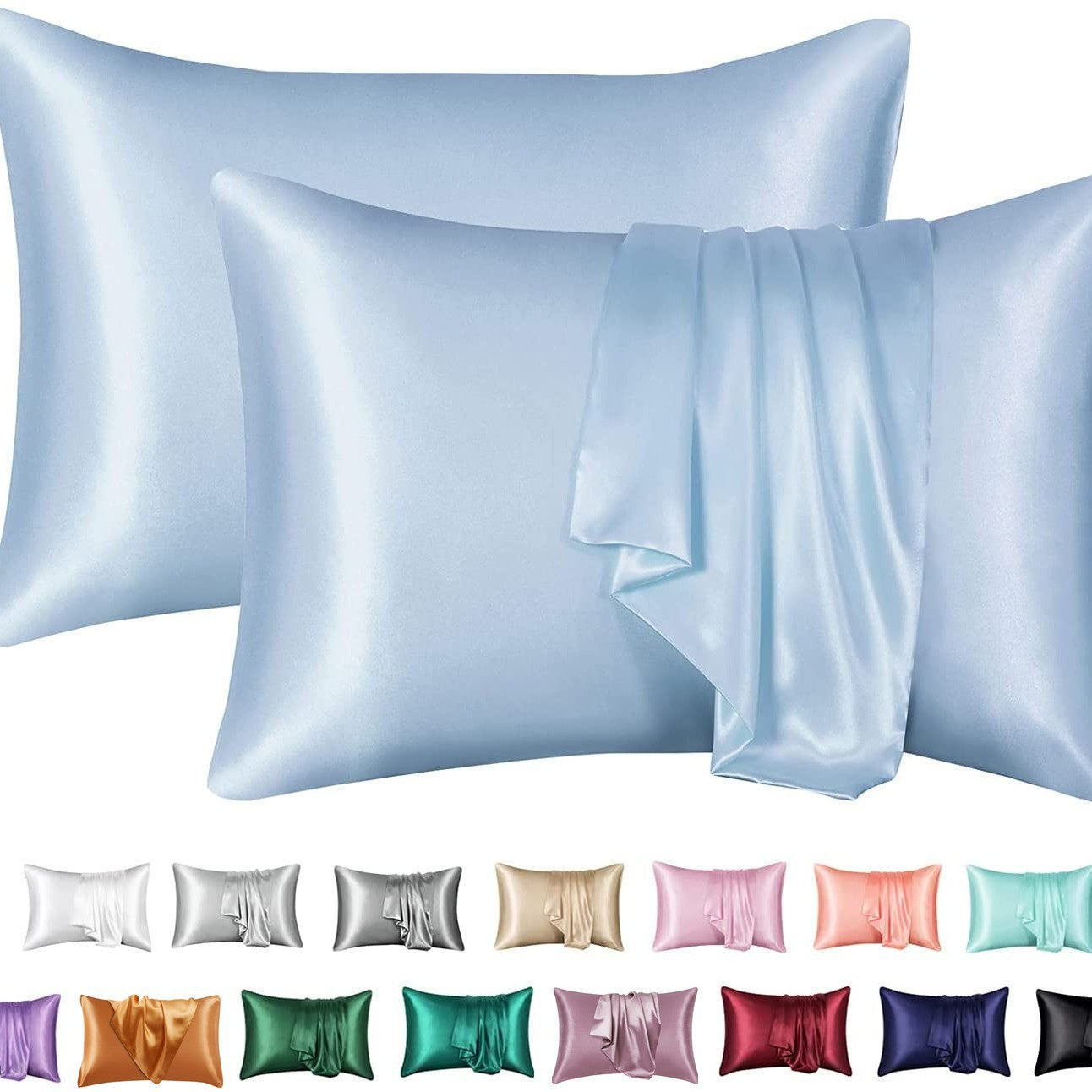 Silk Solid Pillow case