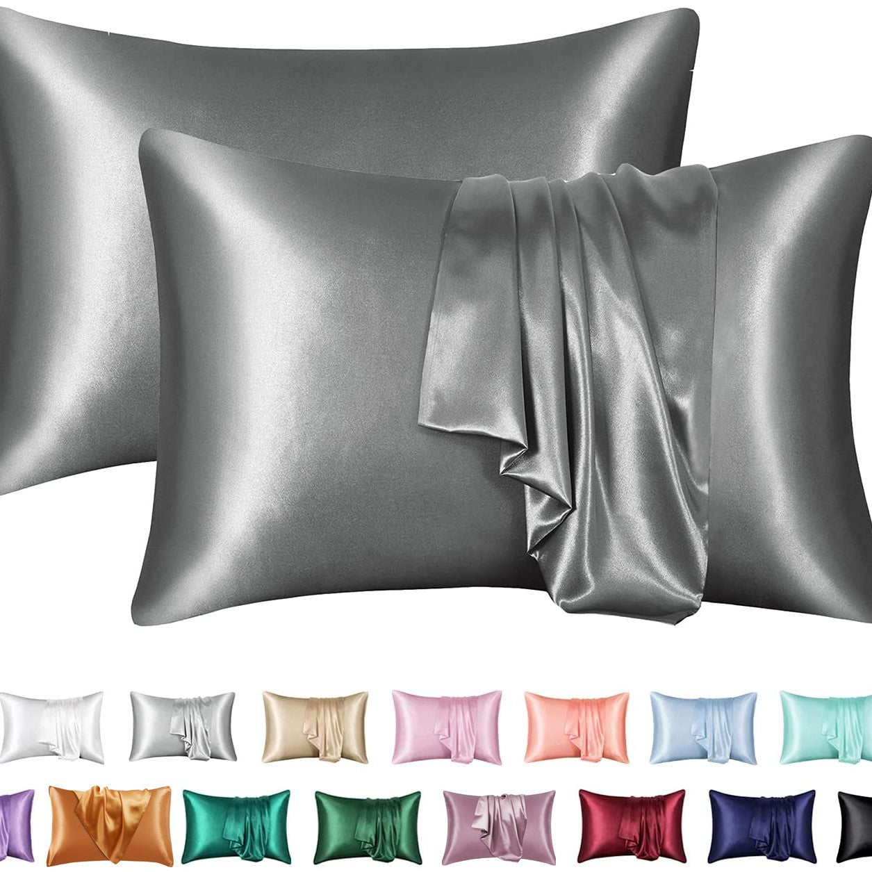 Silk Solid Pillow case